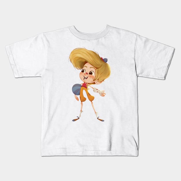 Playful Kid Kids T-Shirt by Jéssica Ribeiro